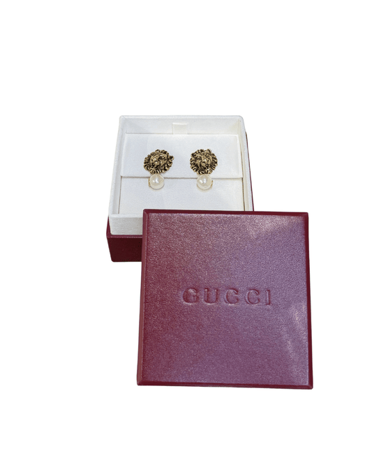 GEMELLI GUCCI TESTA DI LEONE