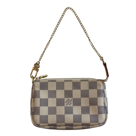MINI POCHETTE ACCESSORISE DAMIER AZUR