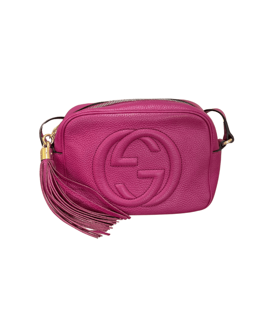 CAMERA BAG GUCCI DISCO SOHO MAGENTA