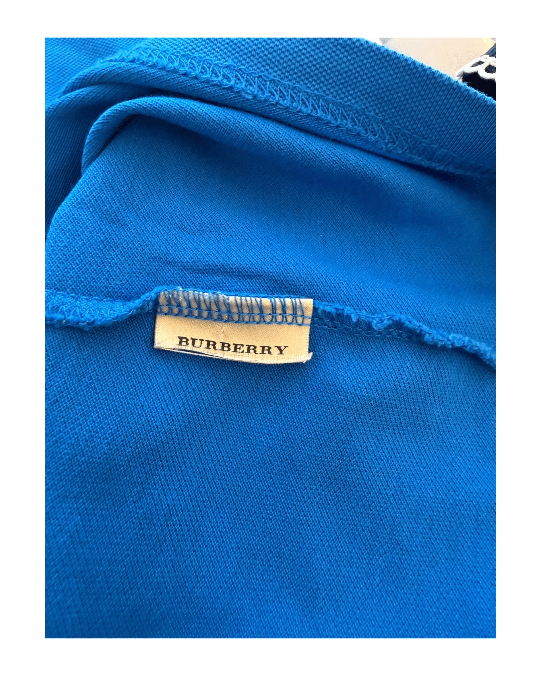 POLO BURBERRY BLU ELETTRICA Tg XS