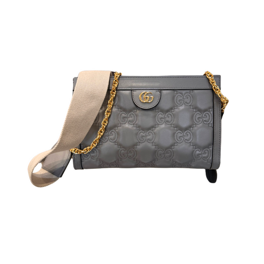 POCHETTE GRIGIA IN PELLE GUCCI