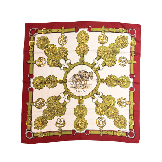 FOULARD SETA HERMES COUVRERIES