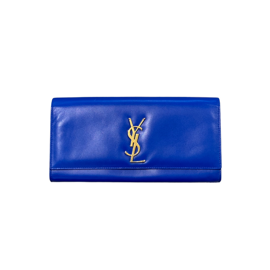 POCHETTE YSL BLU ELETTRICA