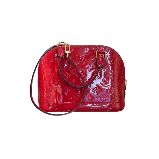 ALMA BB LOUIS VUITTON ROSSA VERNIS