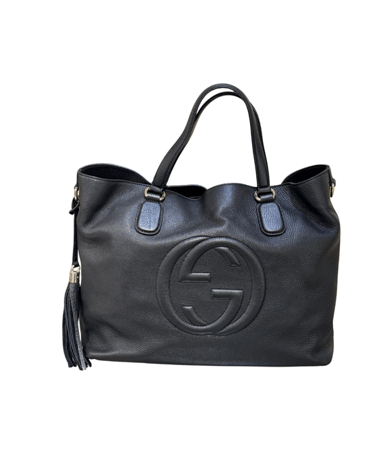 BORSA GUCCI SOHO NERA CON NAPPINA
