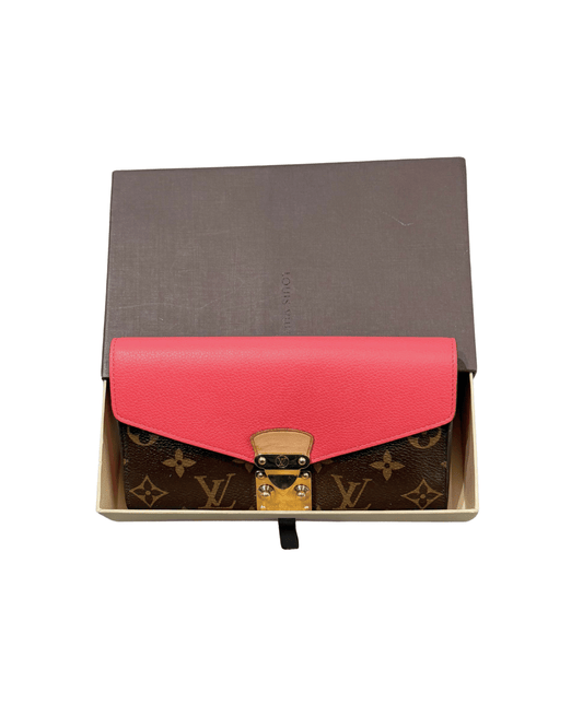 PORTAFOGLIO PALLAS RIFINITURE CORALLO LOUIS VUITTON