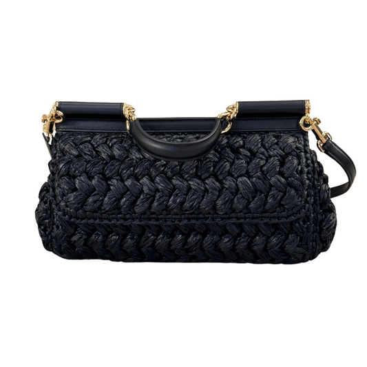 MISS SICILY RAFFIA NERA D&G