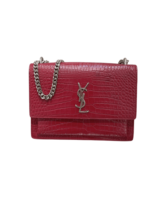 SUNSET YSL STAMPA COCCO BORDEAUX/VINACCIA