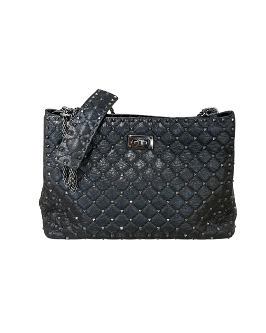 BORSA VALENTINO ROCKSTUD SPIIKE NERA