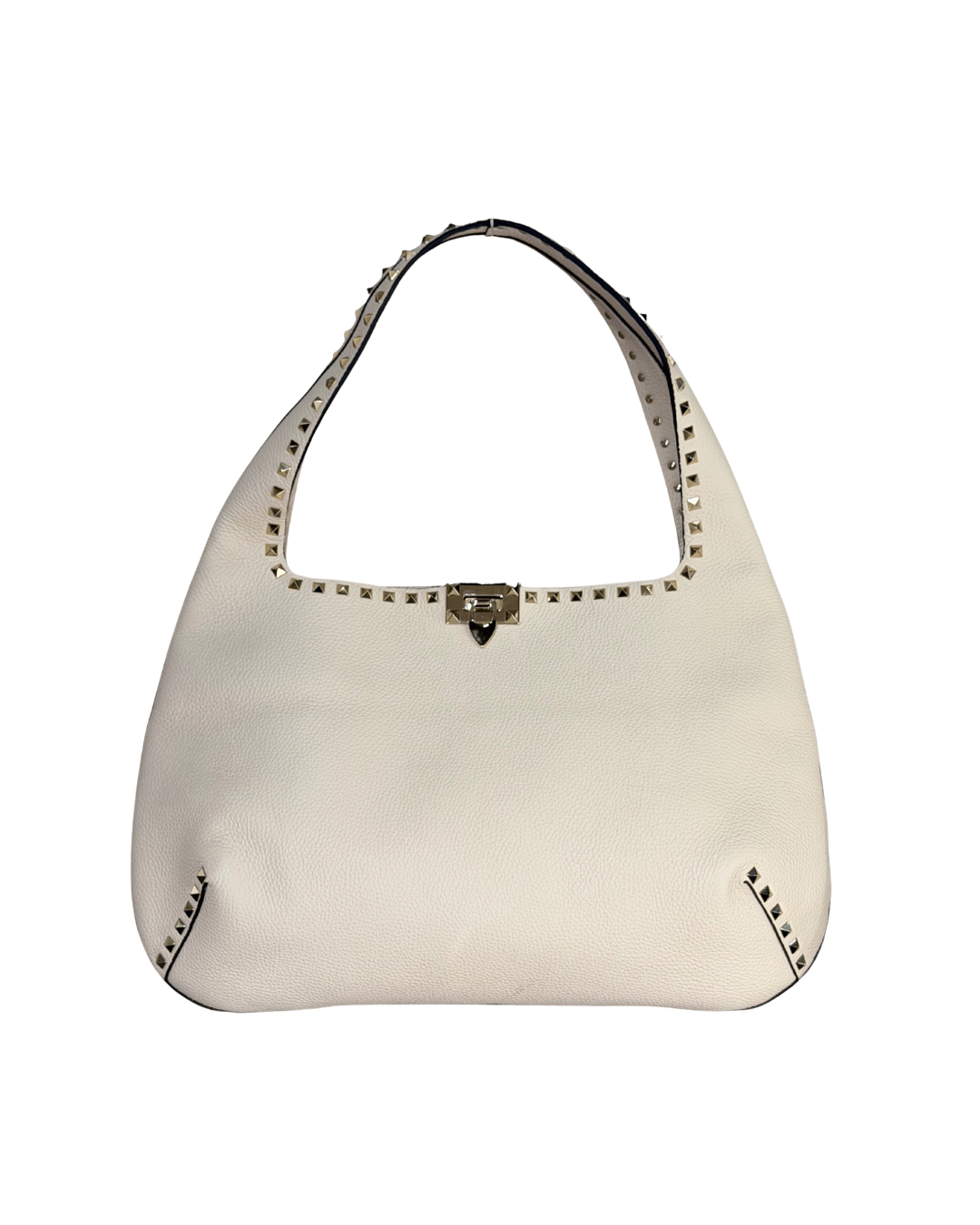 VALENTINO HOBO BAG CREMA BORCHIE