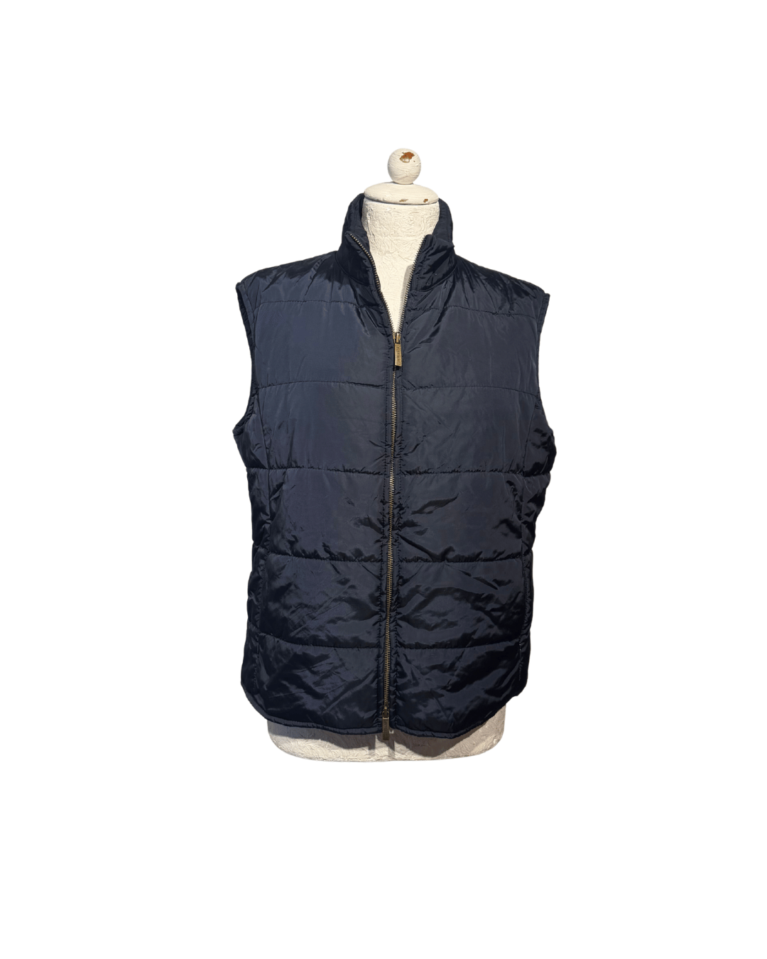 GILET BURBERRY LONDON TRAPUNTATO BLU NAVY Tg M
