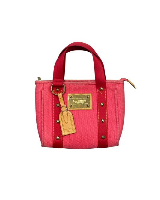 ANTIGUA CABAS LOUIS VUITTON TESSUTO ROSA