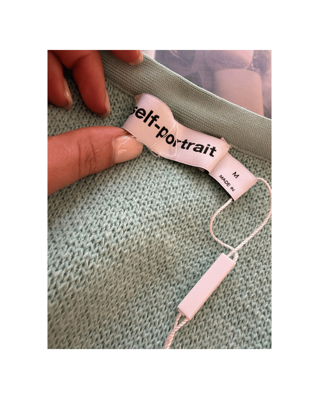 GIACCA / CARDIGAN SELF PORTRAIT VERDE MENTA Tg M