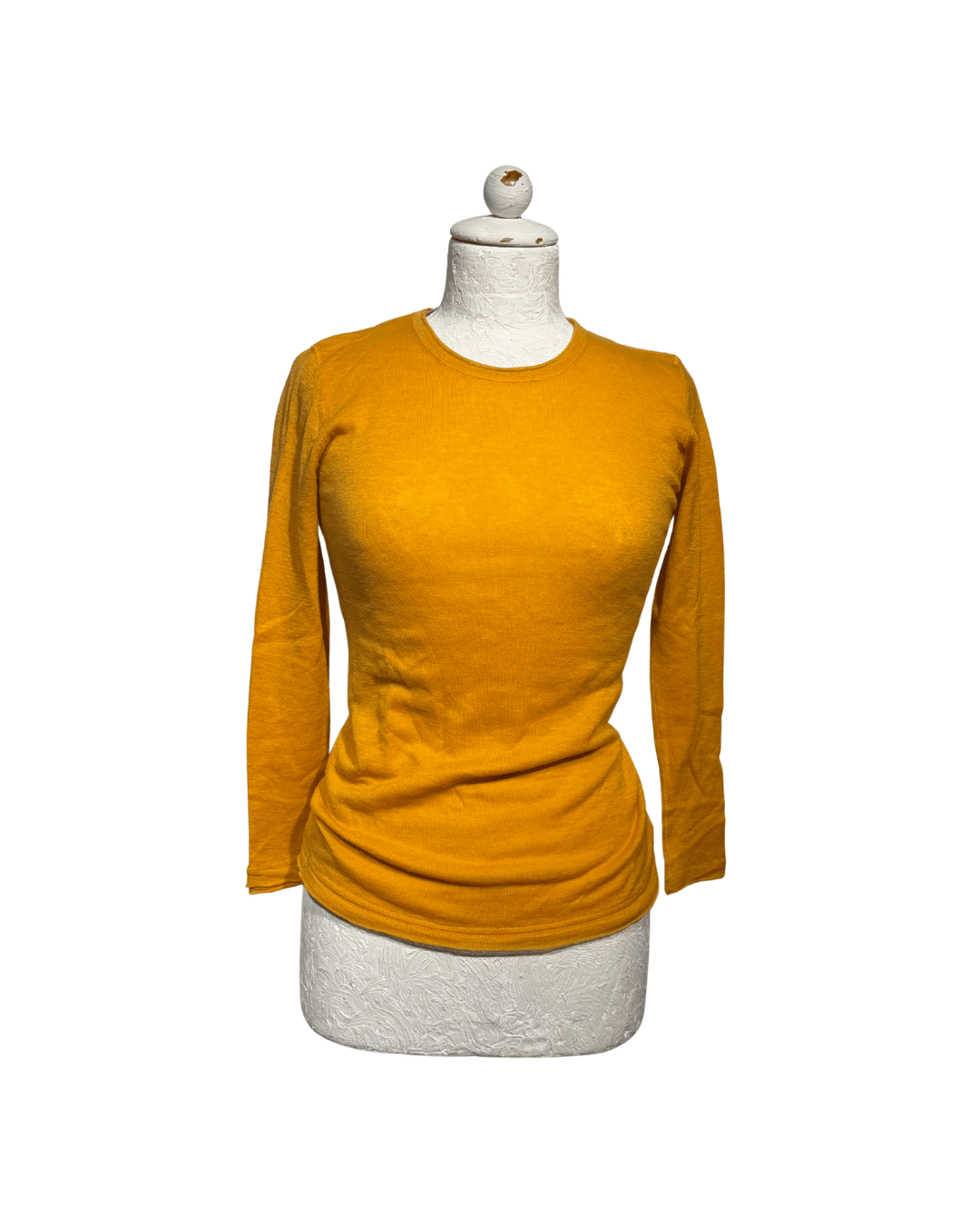 MAGLIA ASPESI CASHMERE GIROCOLLO OCRA Tg 40