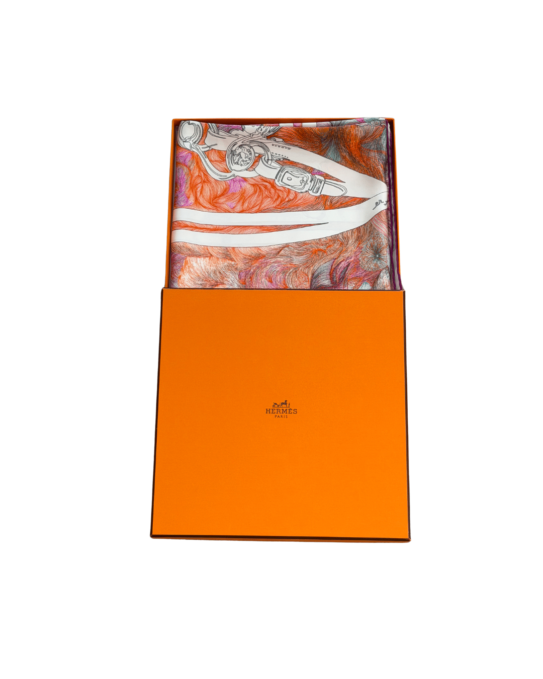 FOULARD HERMES "BRIDES DE GALA EN FINESSE"