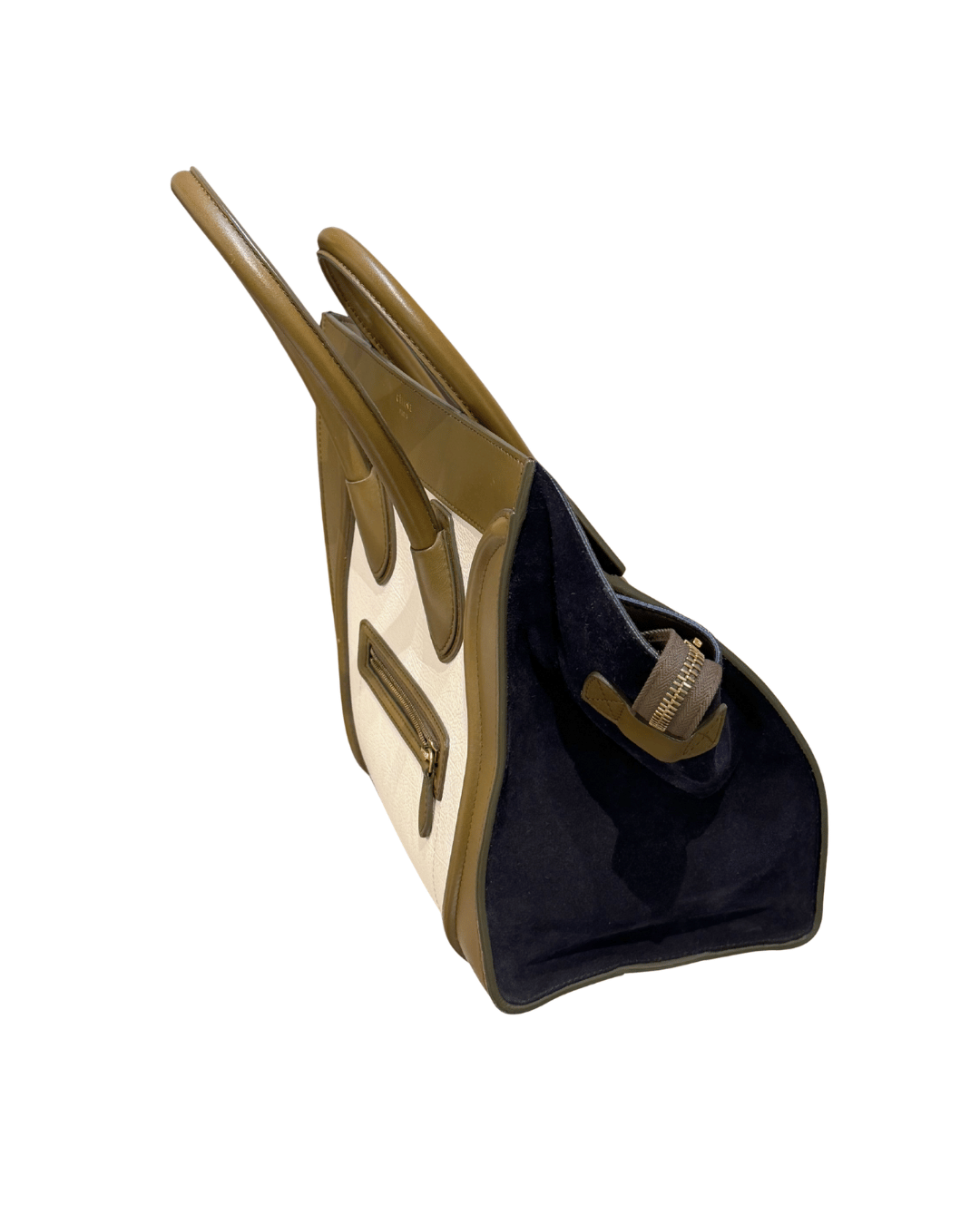 CELINE LUGGAGE TRICOLORE PELLE E SUEDE