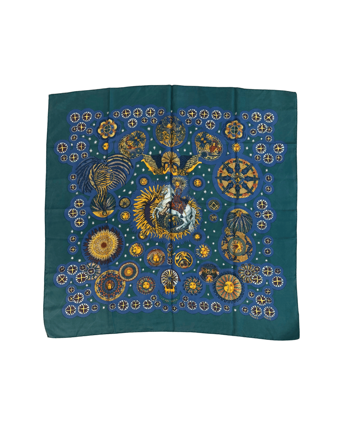 FOULARD HERMES "LE ROY SOLEIL"