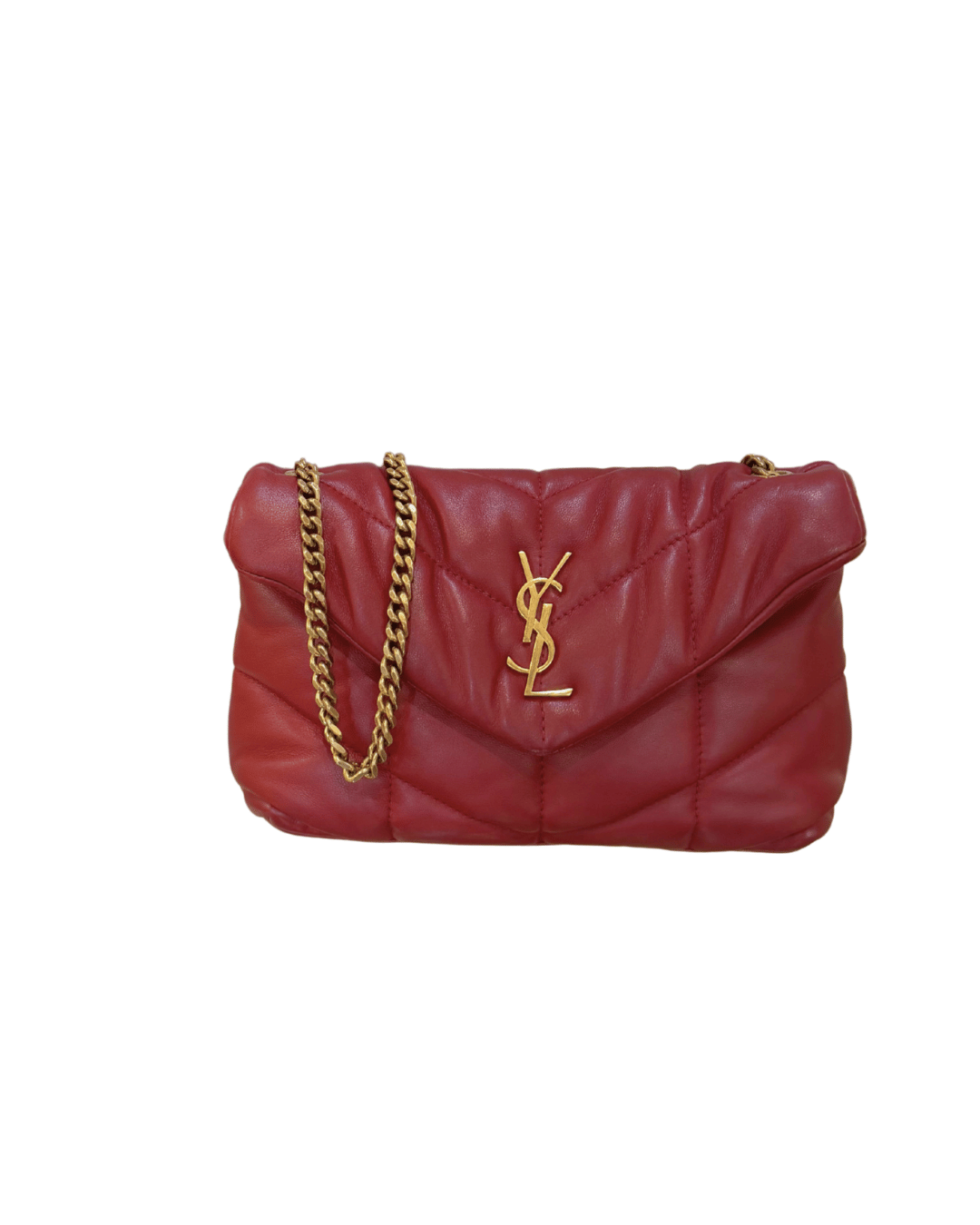 PUFFER TOY YSL ROSSA/BORDEAUX