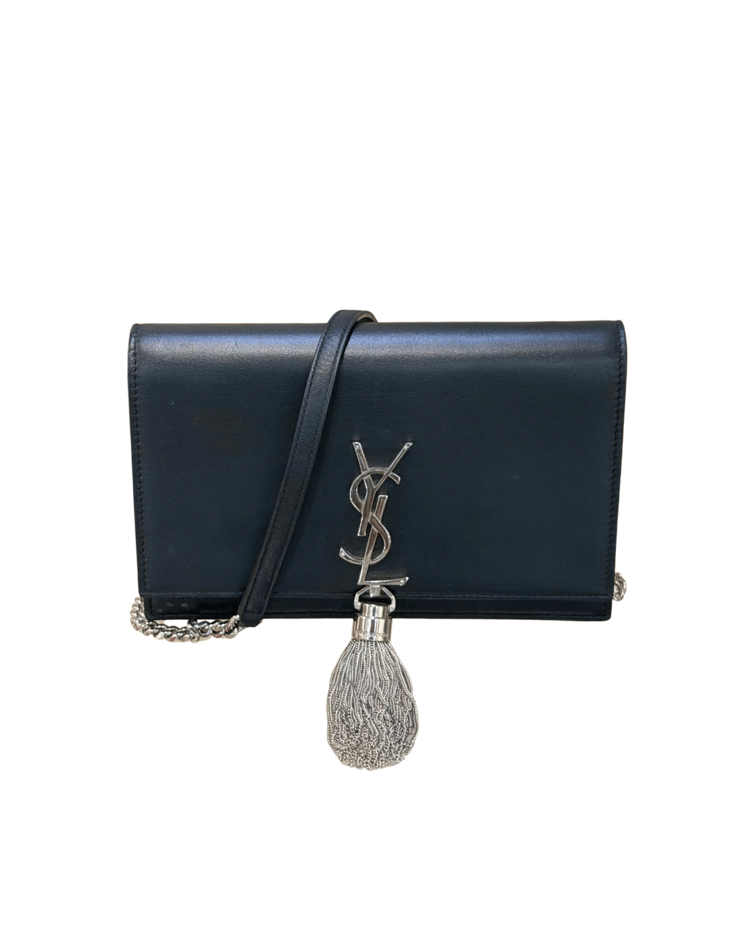 KATE WALLET ON CHAIN YSL NERA CON NAPPINA