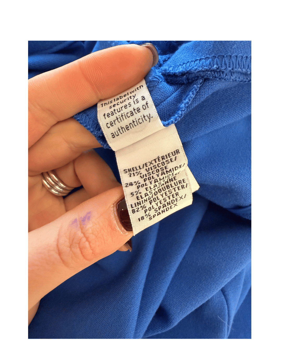 ABITO BLU ELETTRICO DIANE VON FURSTENBERG