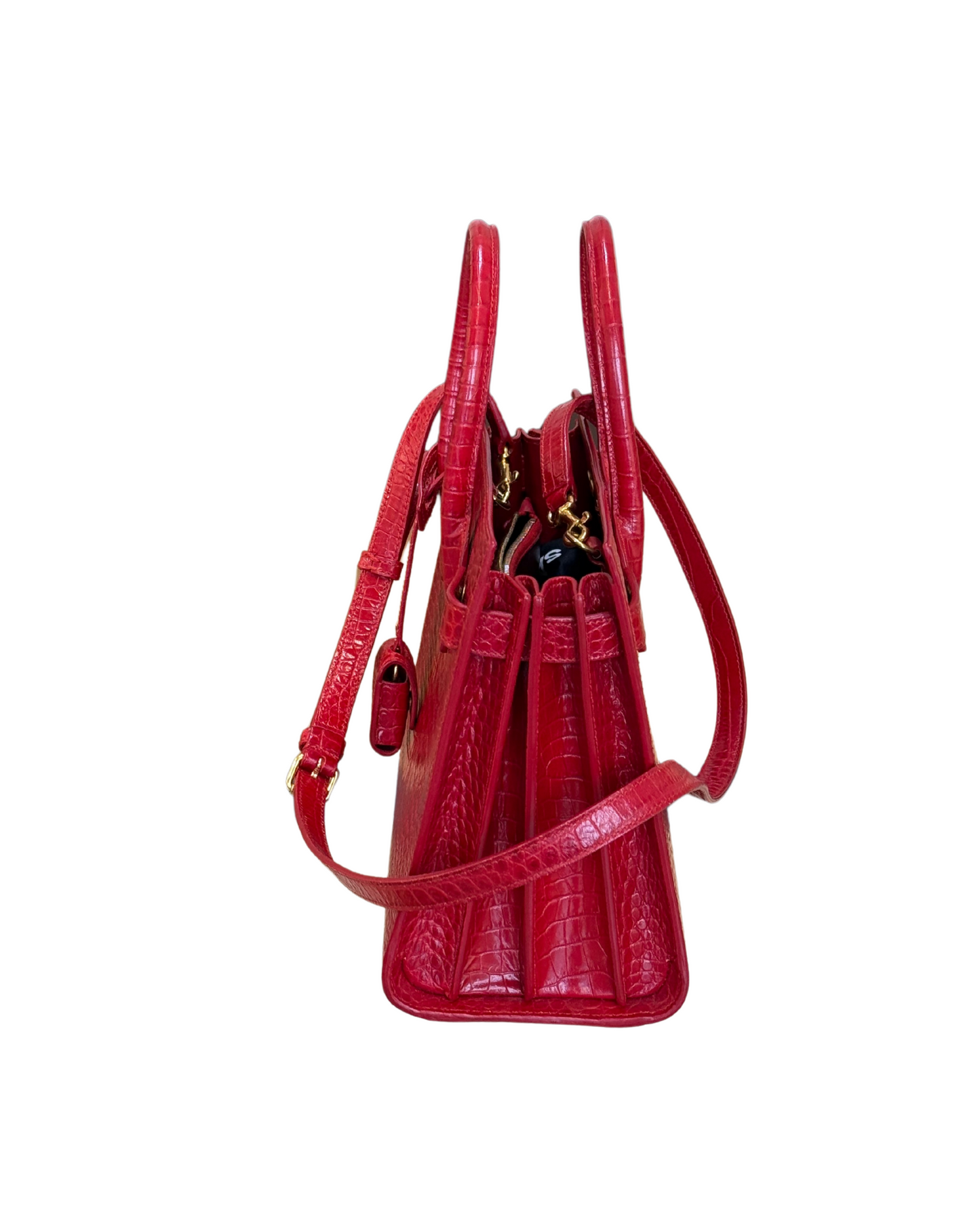 SAC DE JOUR SMALL ROSSA STAMPA COCCO