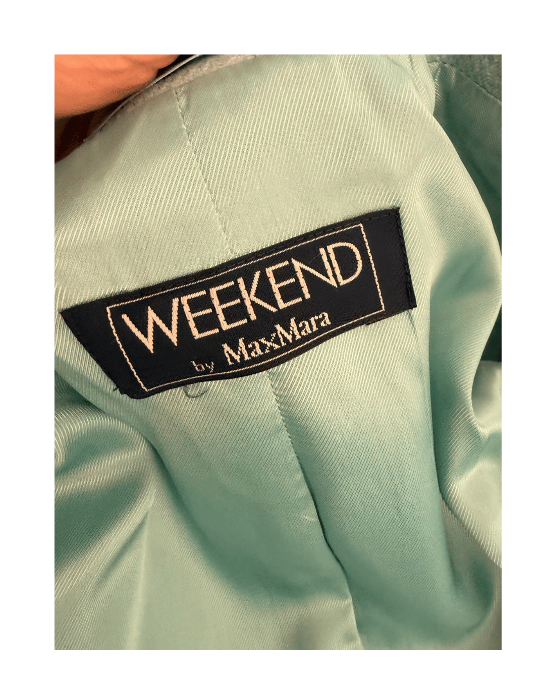 GIACCA MAXMARA AZZURRA IN LANA Tg 40