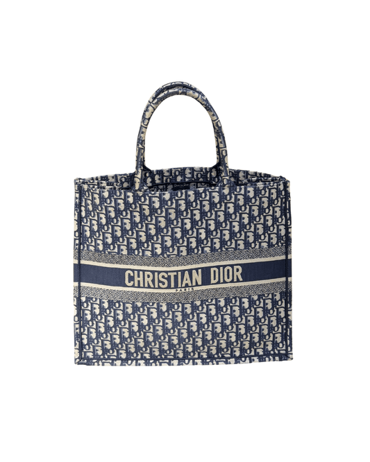 BOOK TOTE DIOR GRANDE BLU