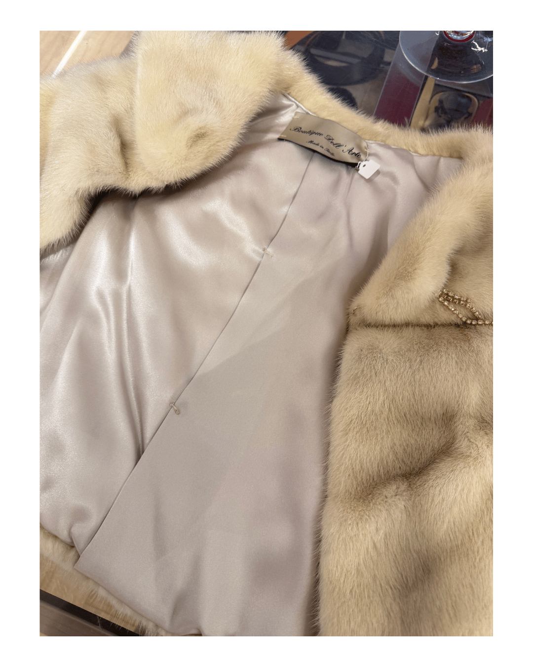 CAPPA IN VISONE COLOR MIELE