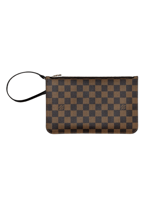 POCHETTE PIATTA LOUIS VUITTON DAMIER EBENE
