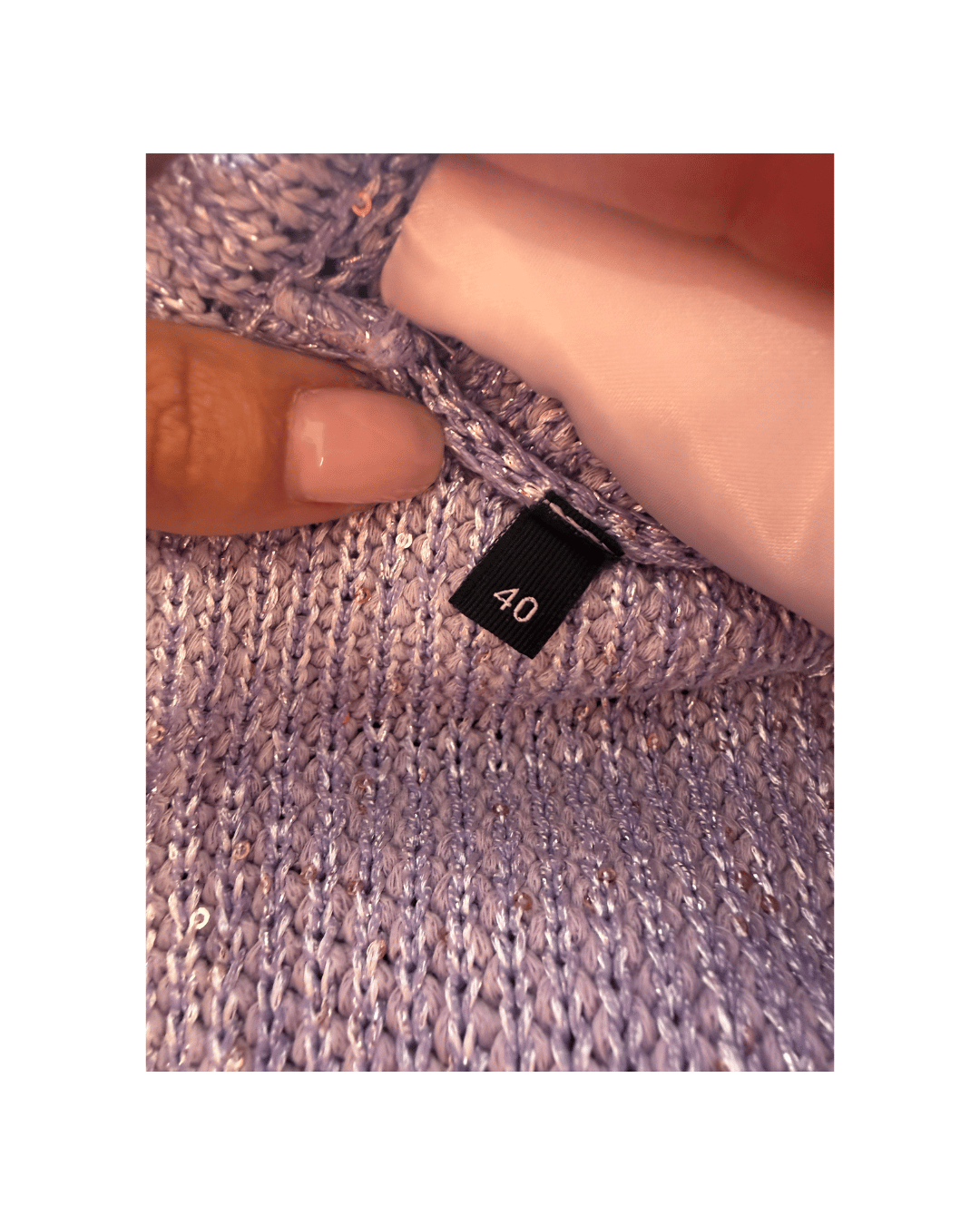 GIACCA / CARDIGAN LILLA ELISABETTA FRANCHI Tg 40
