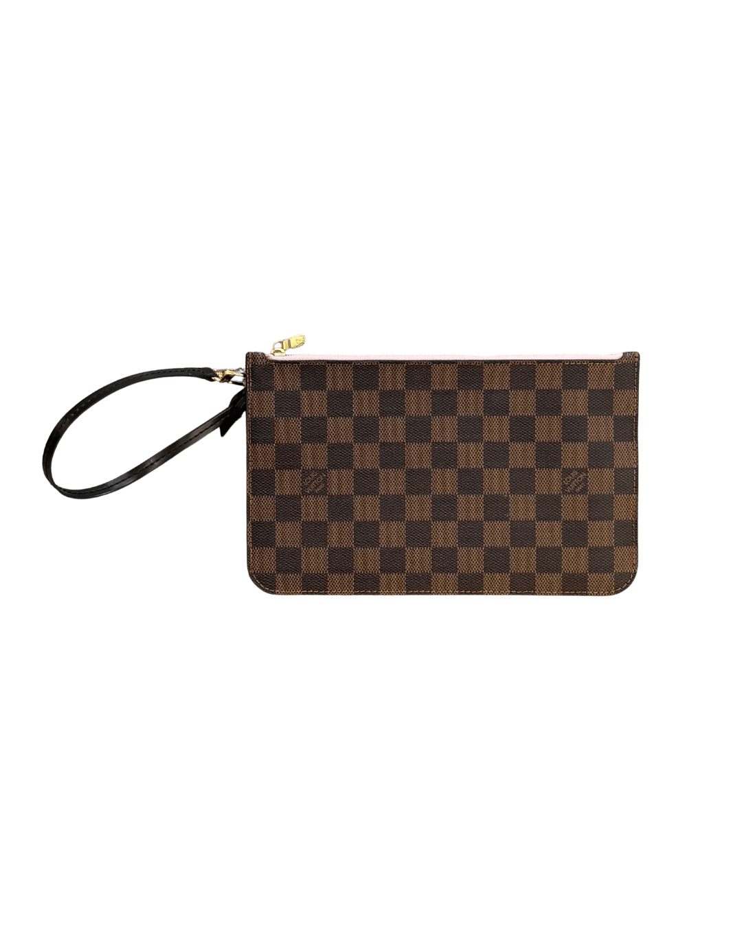 POCHETTE PIATTA DAMIER EBENE INTERNO ROSA