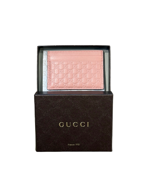 PORTACARTE GUCCI ROSA