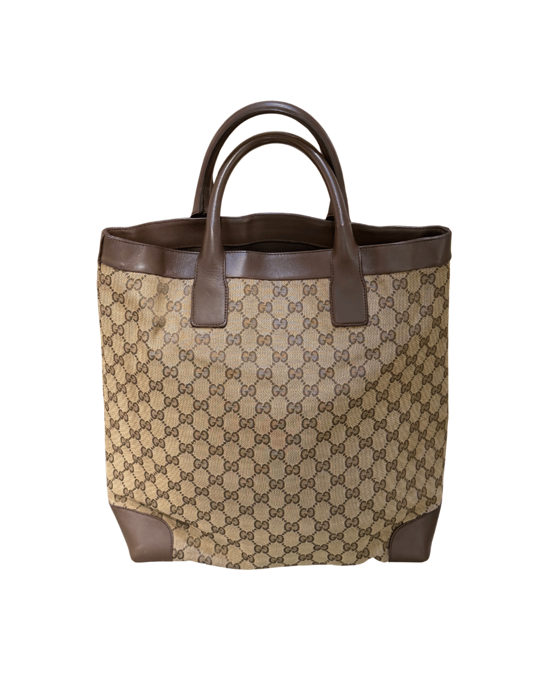 GUCCI TOTE BAG GG SUPREME RIFINITURE MARRONI