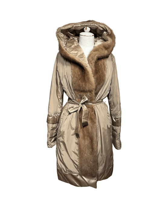 PIUMINO DOUBLE FACE MAXMARA CON VISONE