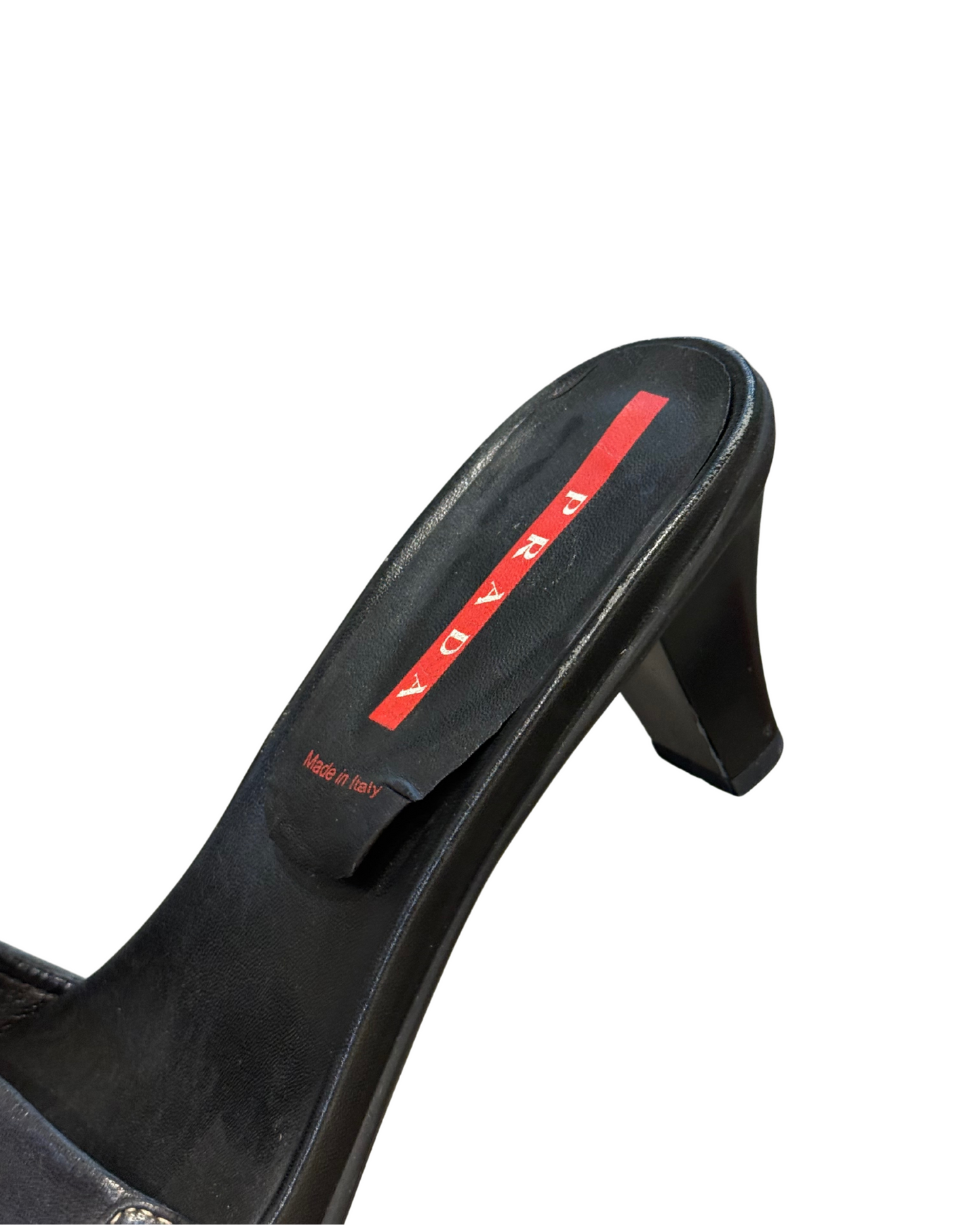 PRADA MULES NERE