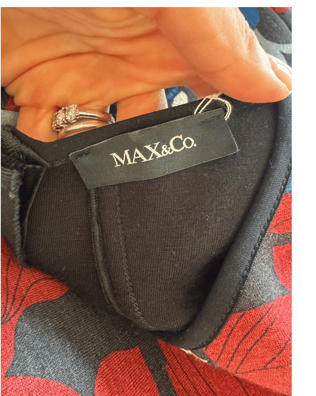 ABITO MAX&CO FIORI MANICE A 3/4 Tg 38
