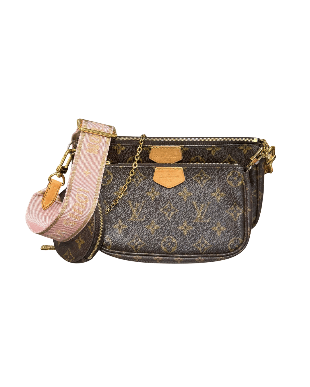 MULTIPOCHETTE LOUIS VUITTON TRACOLLA ROSA