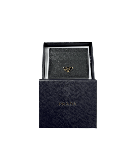 PORTACARTE PRADA PELLE SAFFIANO NERO