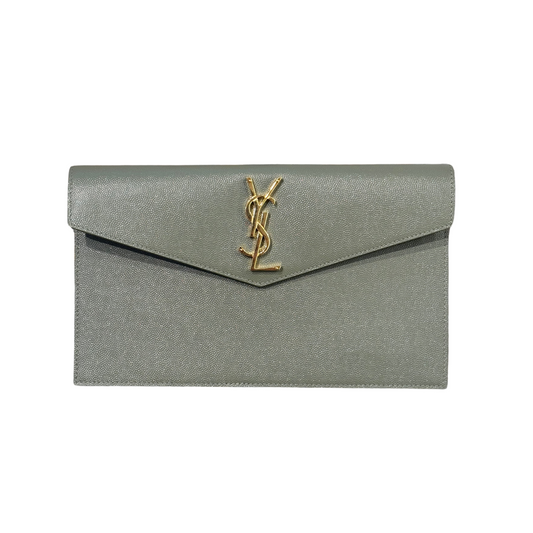 POCHETTE UPTOWN YSL VERDE SALVIA