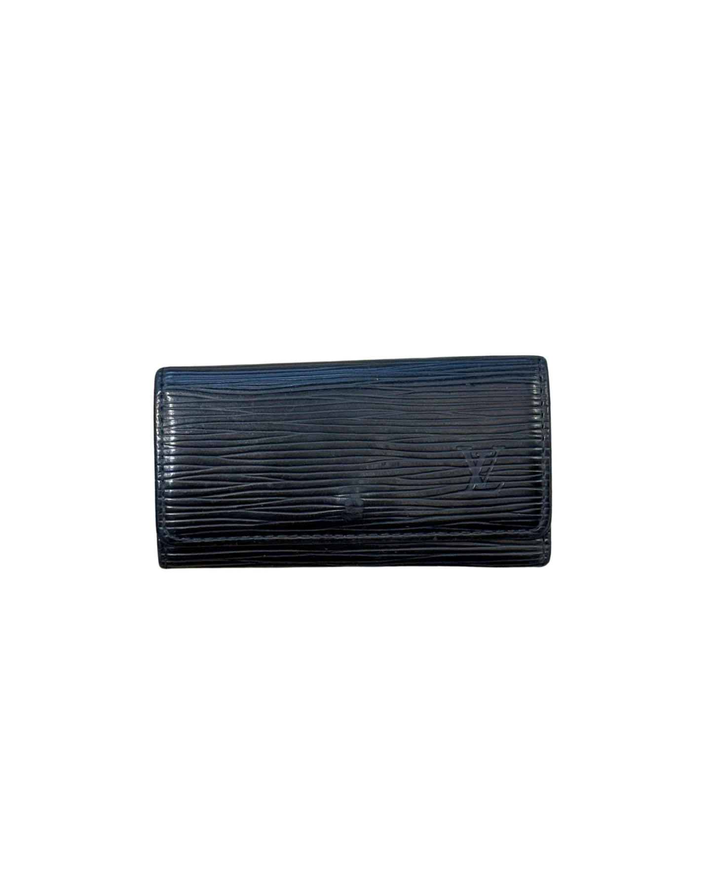 PORTACHIAVI LOUIS VUITTON PELLE EPI NERO