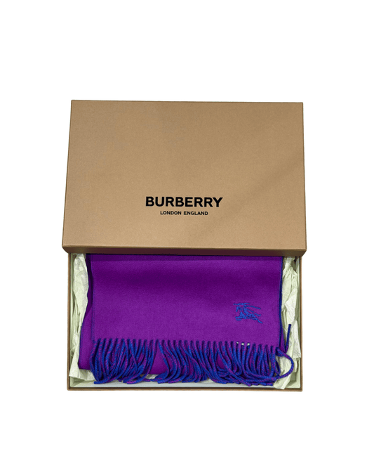 SCIARPA BURBERRY CASHMERE BICOLORE