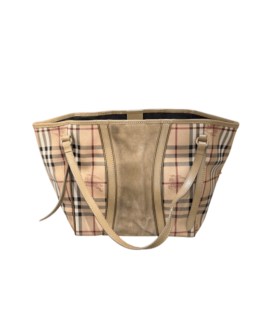 SHOPPER BURBERRY CON RIFINITURE SCAMOSCIATE