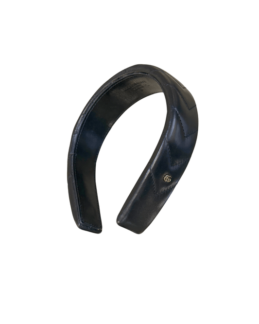 CERCHIETTO GUCCI MARMONT PELLE NERA