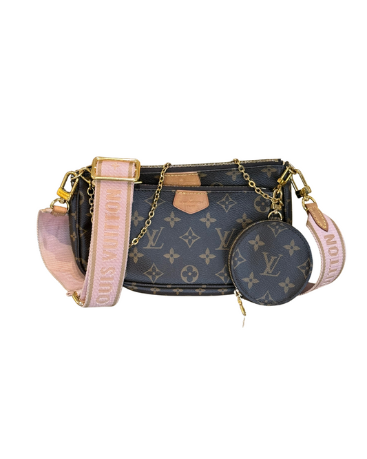 MULTIPOCHETTE LOUIS VUITTON TRACOLLA ROSA