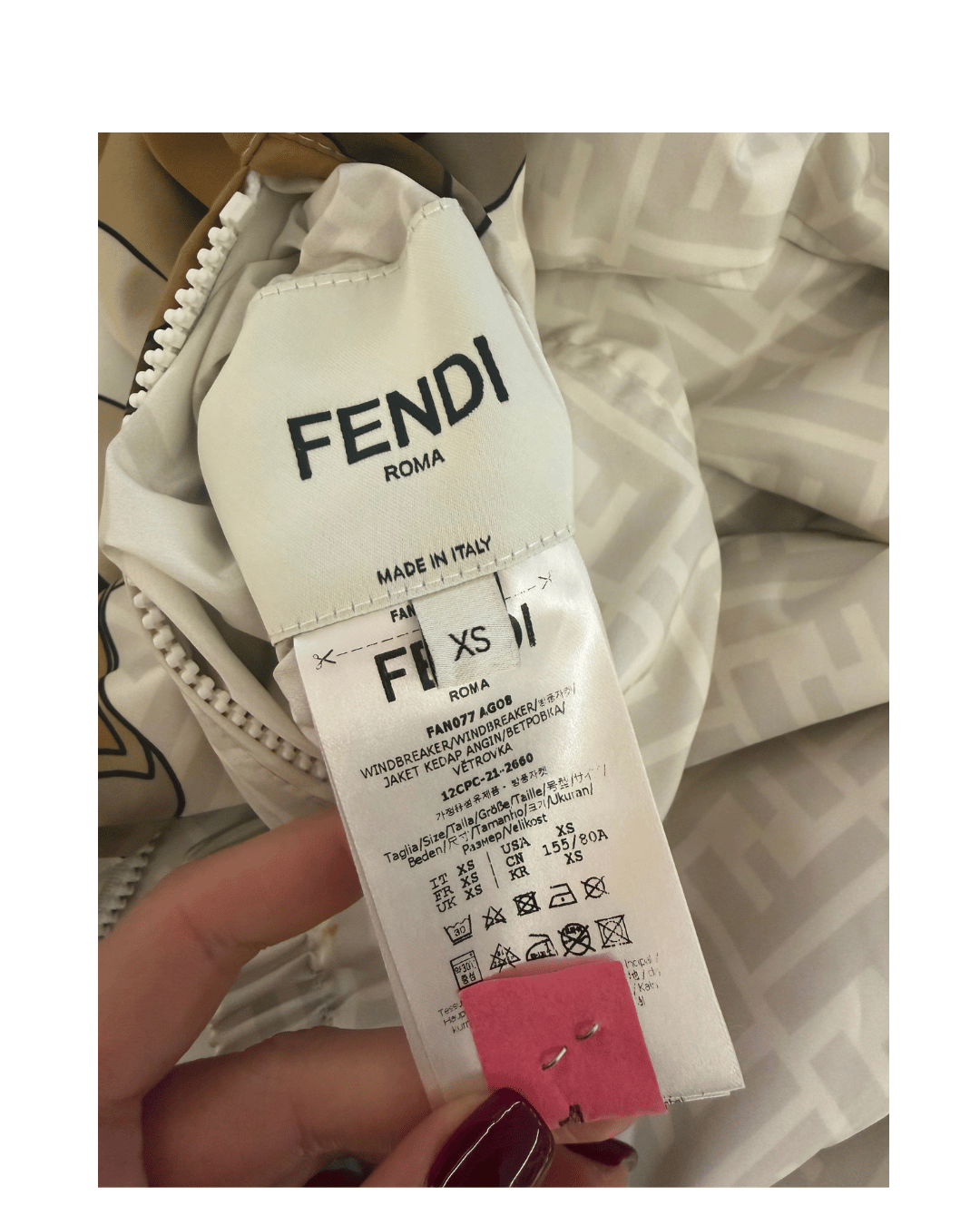 GIACCHINO FENDI REVERSIBILE CON CAPPUCCIO