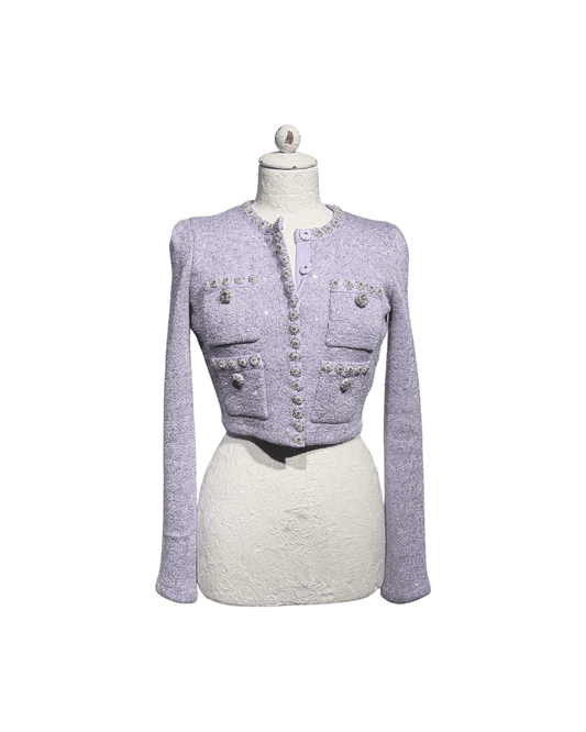 GIACCA / CARDIGAN SELF PORTRAIT LILLA Tg M