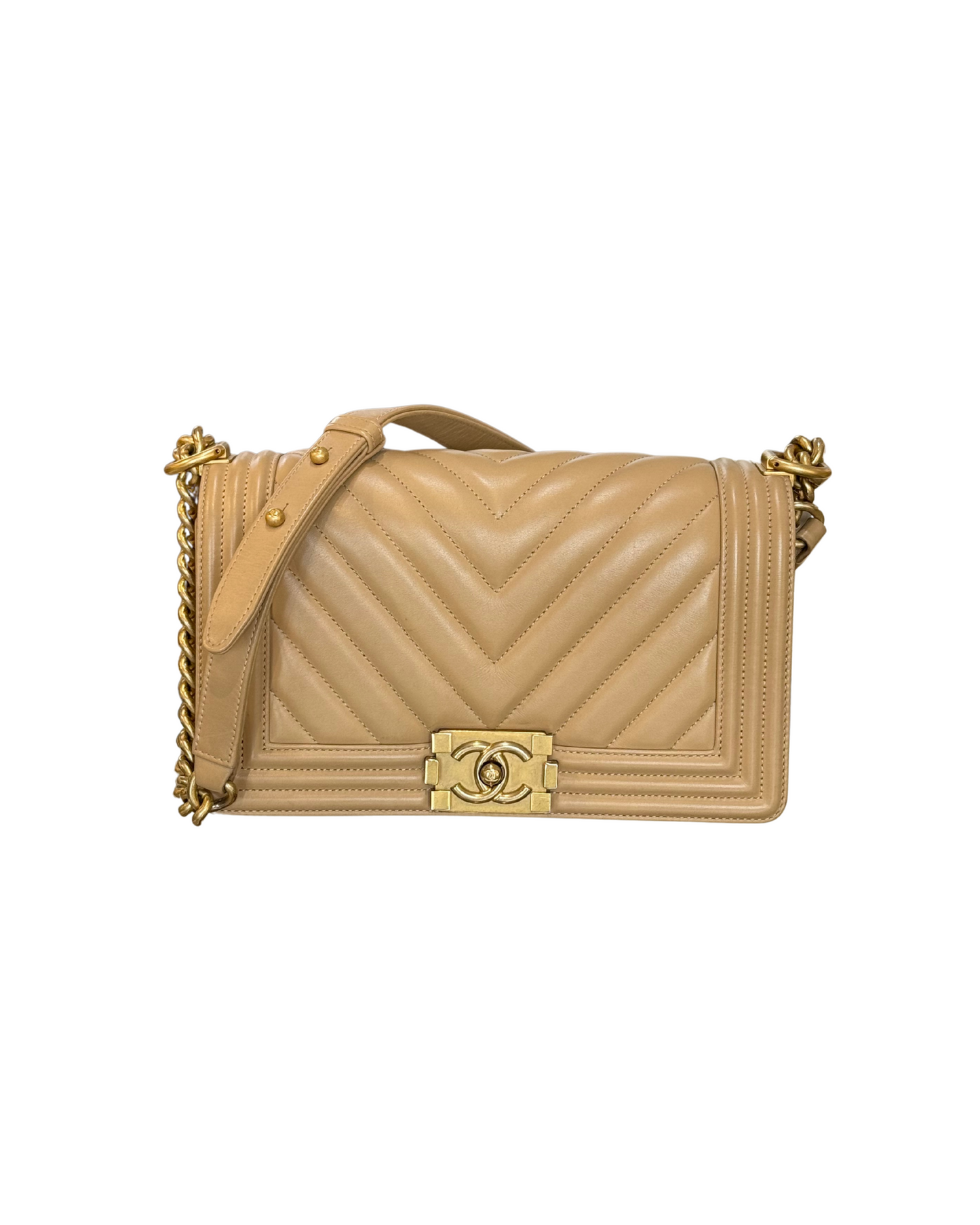 CHANEL BOY BEIGE