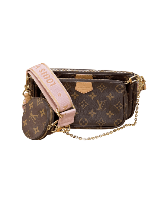 MULTIPOCHETTE LOUIS VUITTON TRACOLLA ROSA
