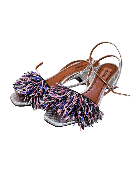 SANDALI MISSONI FILAMENTI MULTICOLOR Nr 37