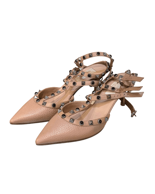 DECOLLETE VALENTINO NUDE CON BORCHIE Nr 36.5